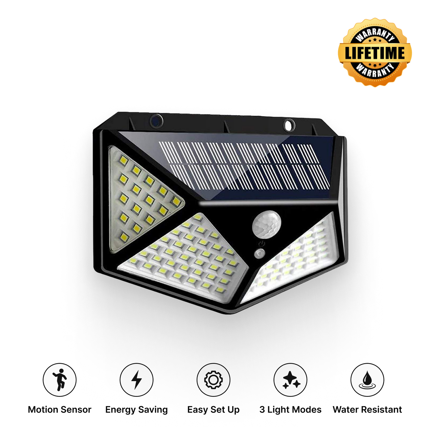 LuxeLight™ Solar Security Outdoor Lights
