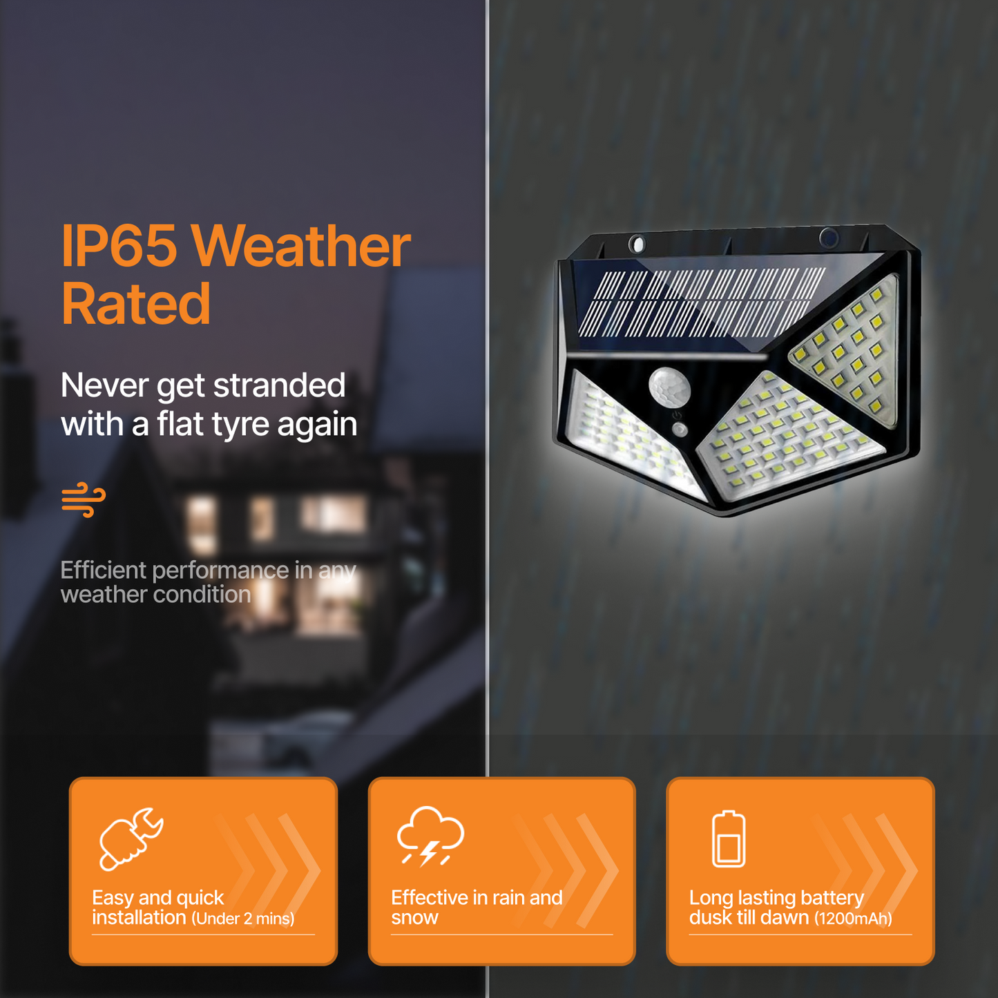 LuxeLight™ Solar Security Outdoor Lights