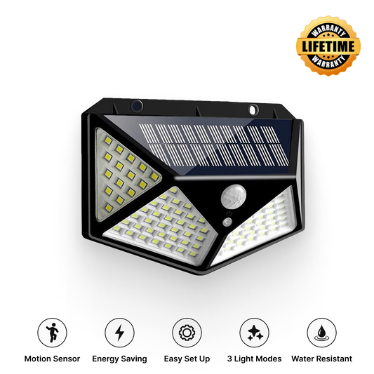 LuxeLight™ Solar Security Outdoor Lights