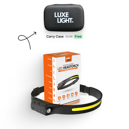 LuxeLight LED Headtorch (FREE CASE)